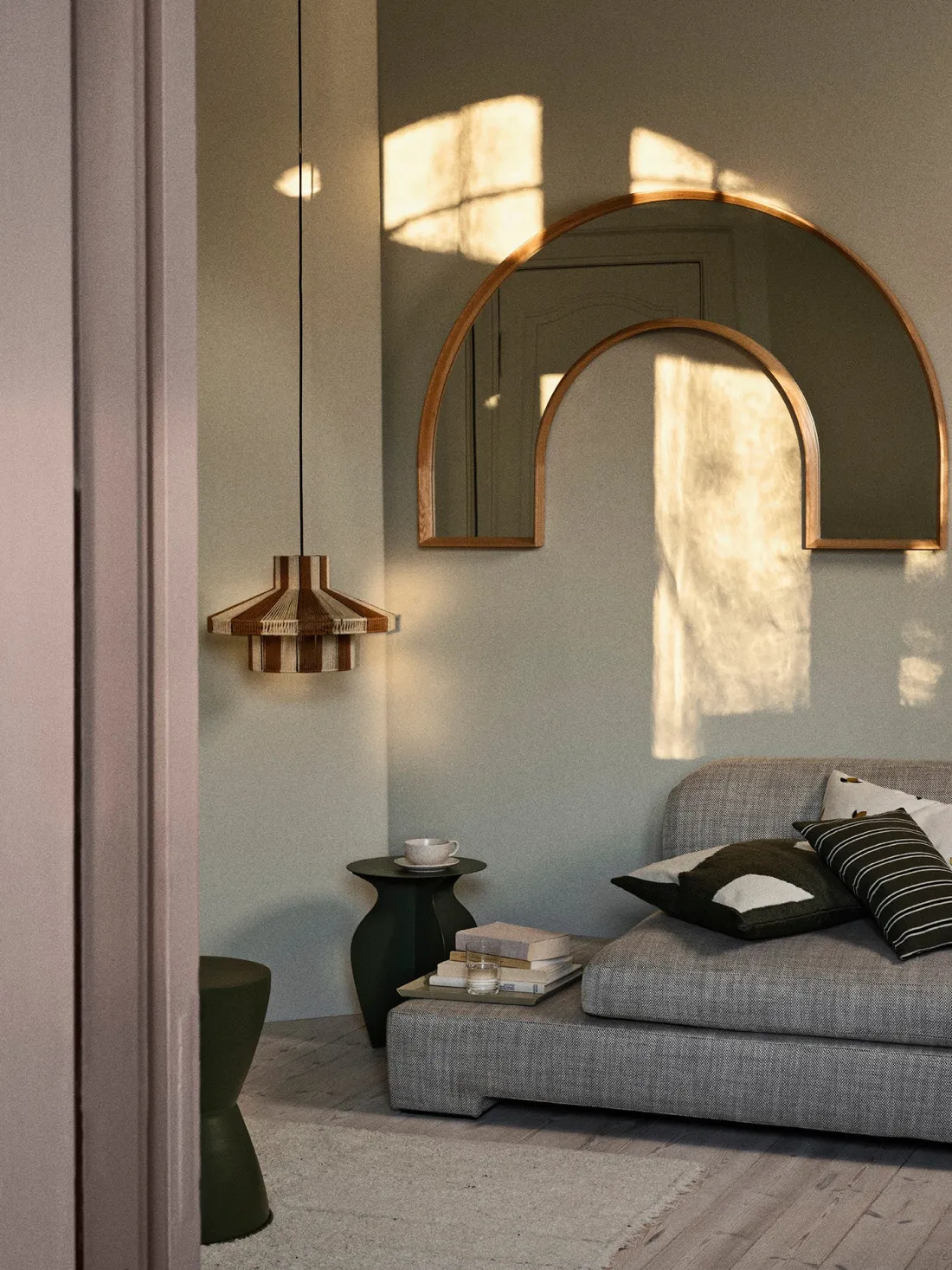 Broste Copenhagen Alva Rainbow Spiegel