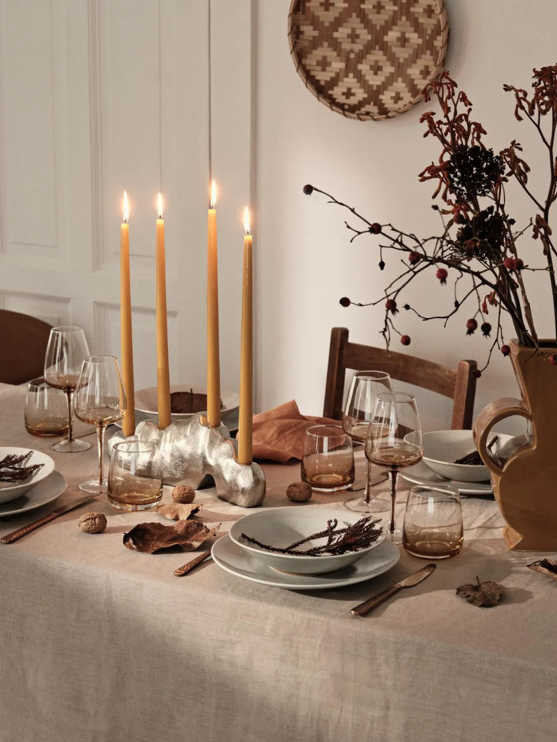 Broste Copenhagen Amber Rotweinglas