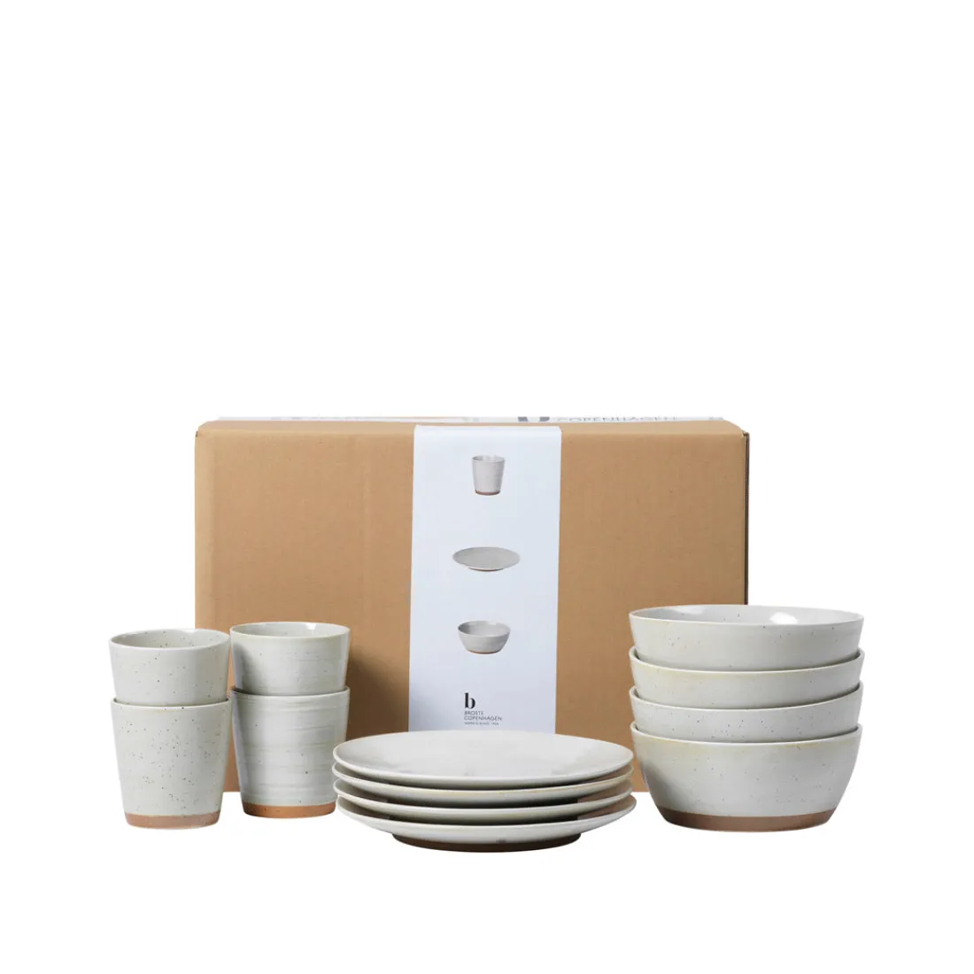 Broste Copenhagen Grød Frühstücksset für vier