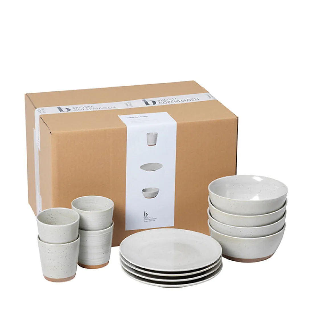 Broste Copenhagen Grød Frühstücksset für vier