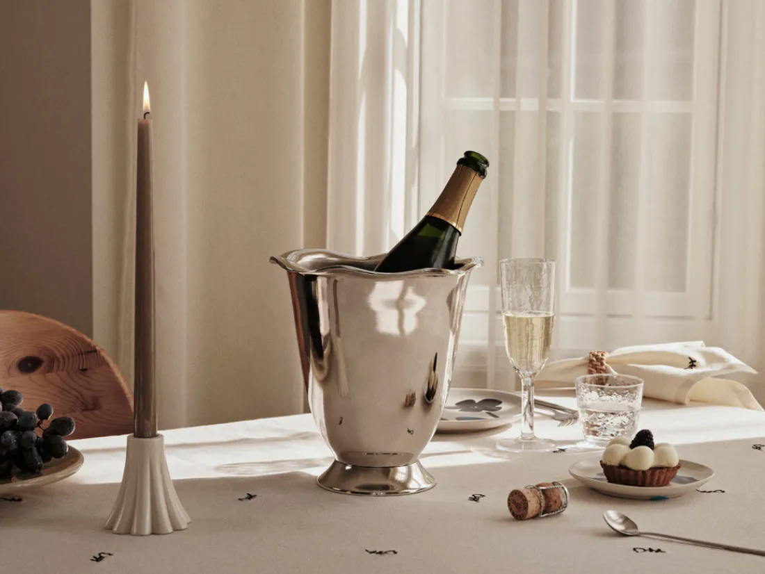 Broste Copenhagen Hammered Champagnerglas