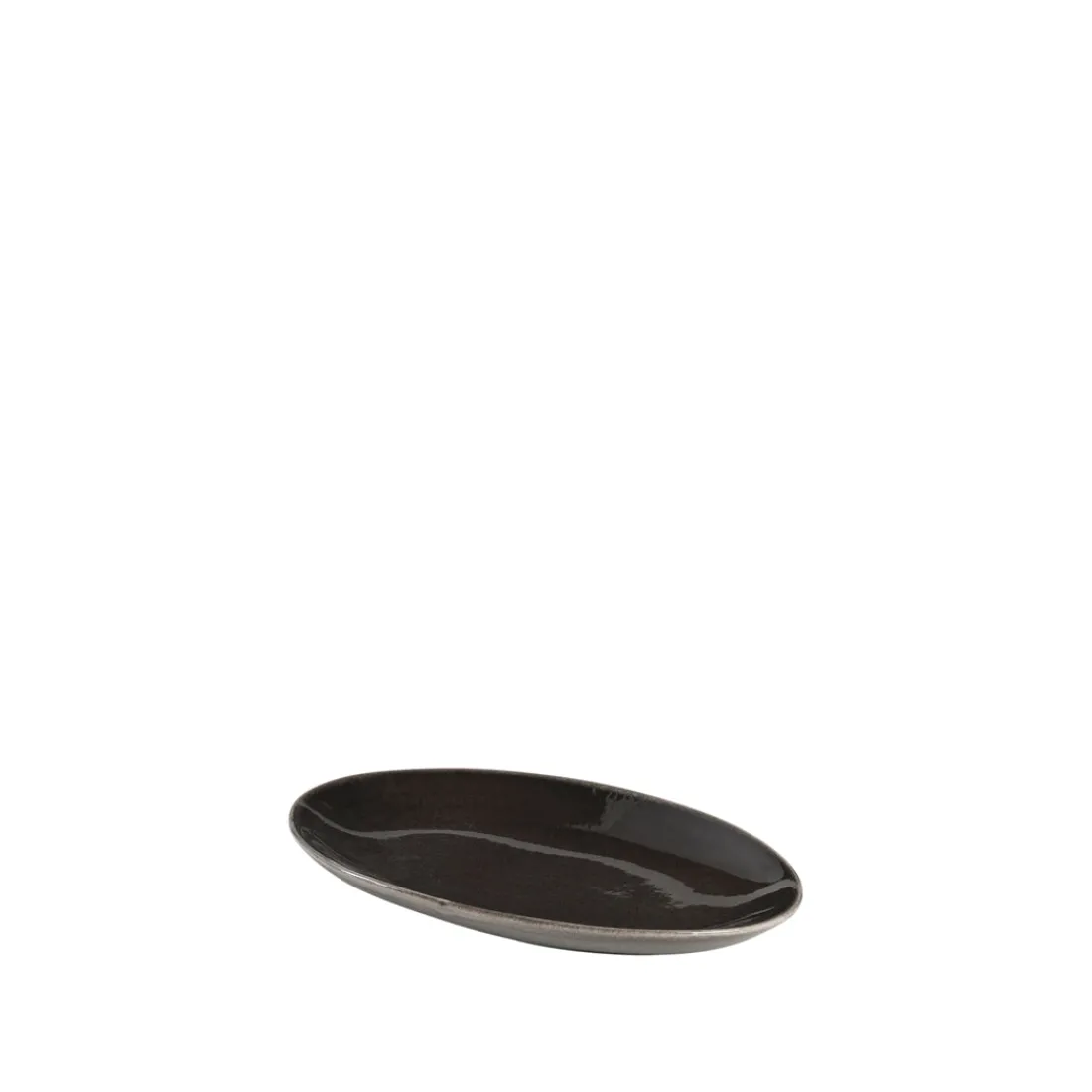 Broste Copenhagen Nordic Coal Platte oval