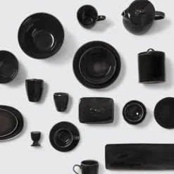 Broste Copenhagen Nordic Coal Platte oval