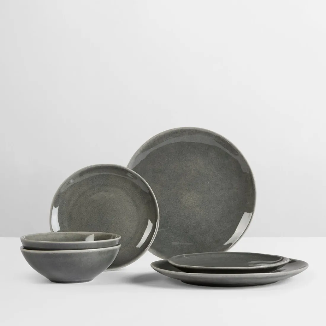 Broste Copenhagen Nordic Rain Geschirsets mittag für zwei