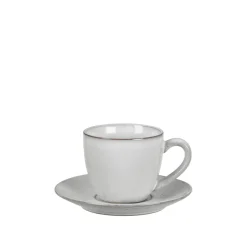 Broste Copenhagen Nordic Sand Tasse mit Untertasse