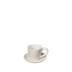Broste Copenhagen Nordic Vanilla Espressotasse mit Untertasse
