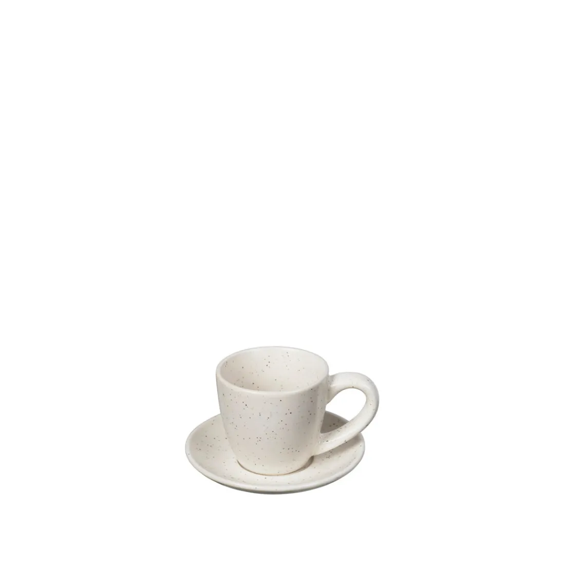 Broste Copenhagen Nordic Vanilla Espressotasse mit Untertasse