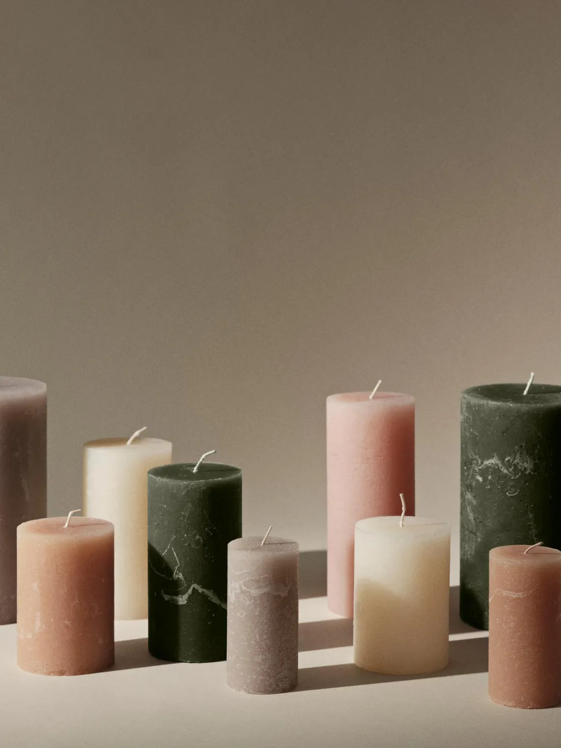 Broste Copenhagen Rustic Stumpenkerze