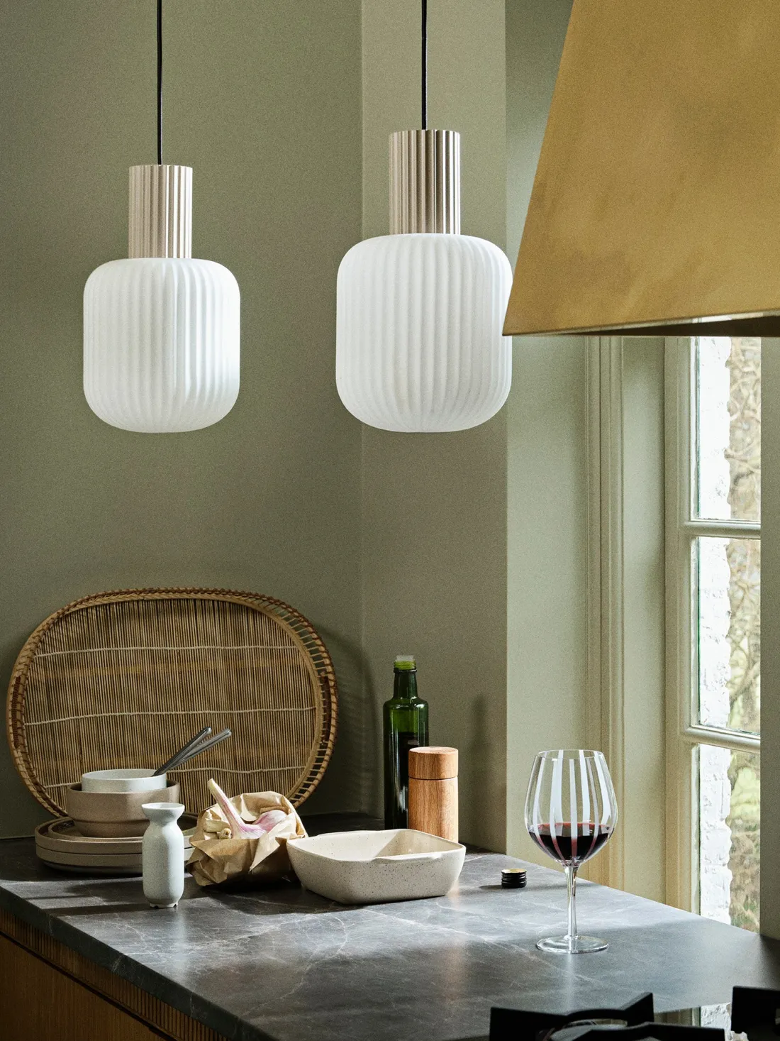 Broste Copenhagen Stripe Rotweinglas